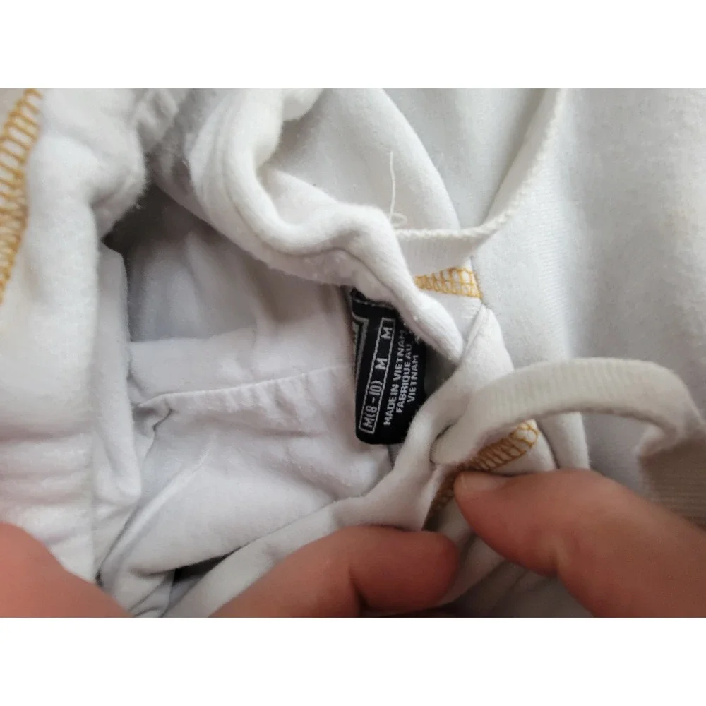 Nike Vanderbilt white hoodie pull string medium youth clothing apparel unique